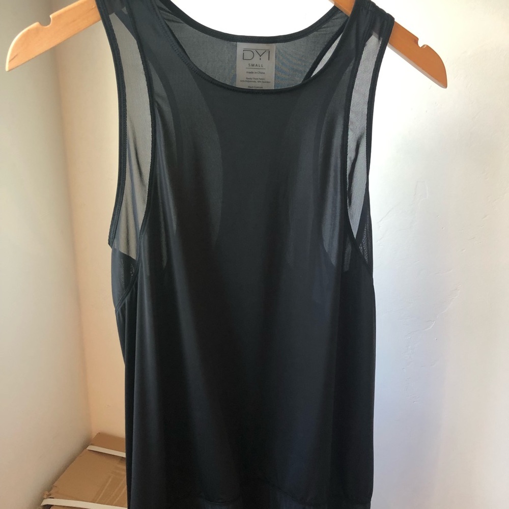 DYI Black Mesh Tank